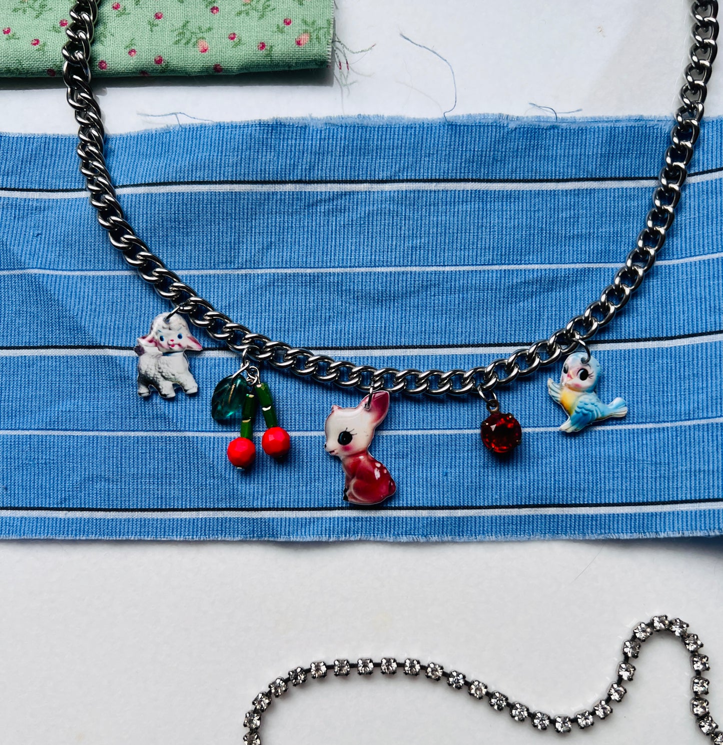Cute Babies Charm Necklace