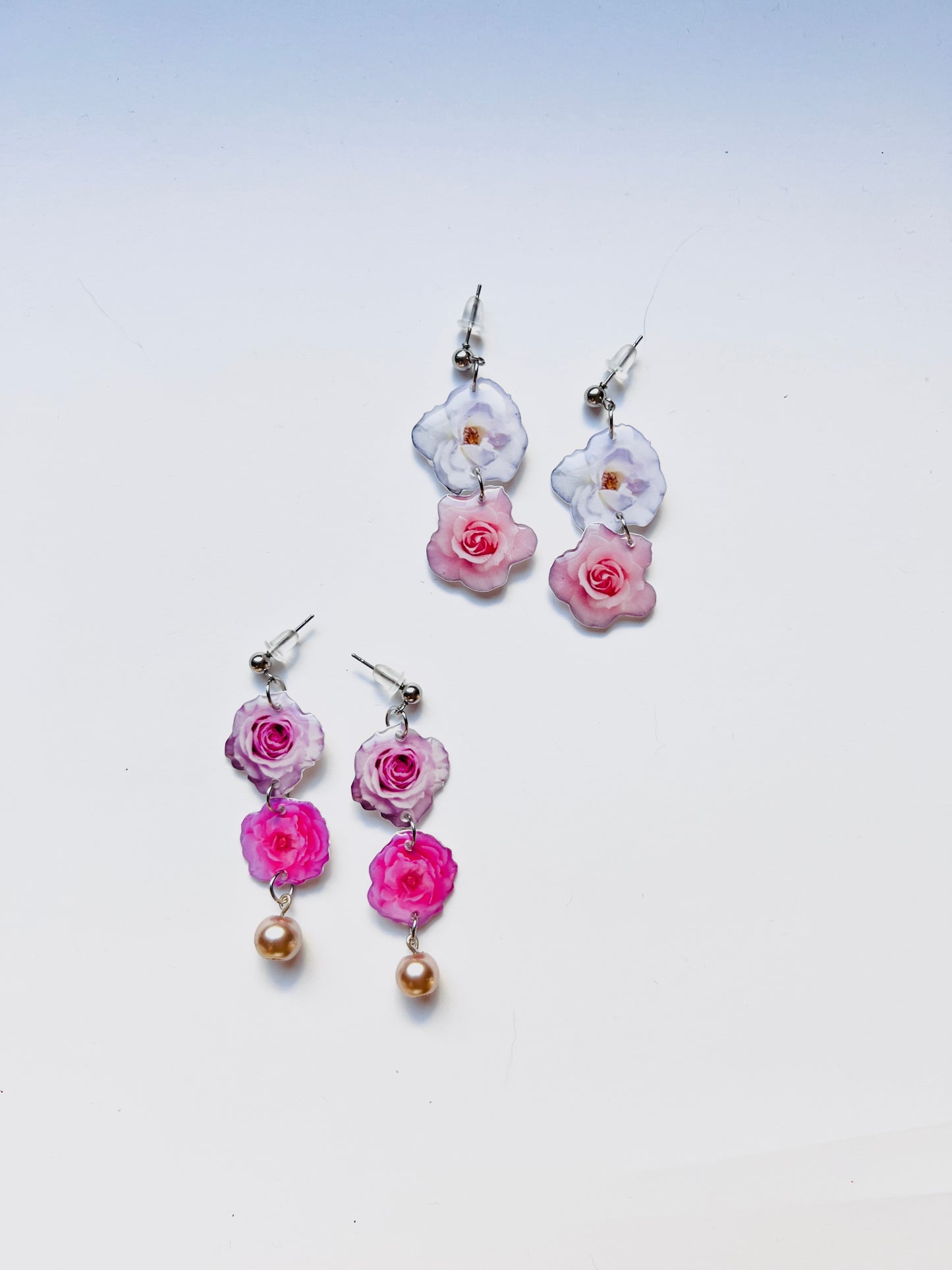 Flower Charm Earrings