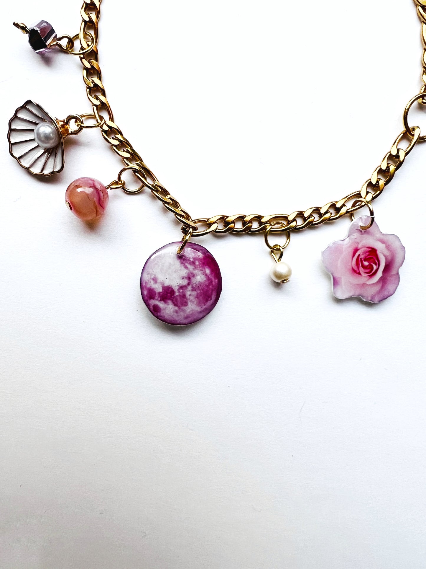 Pink Charm Bracelet