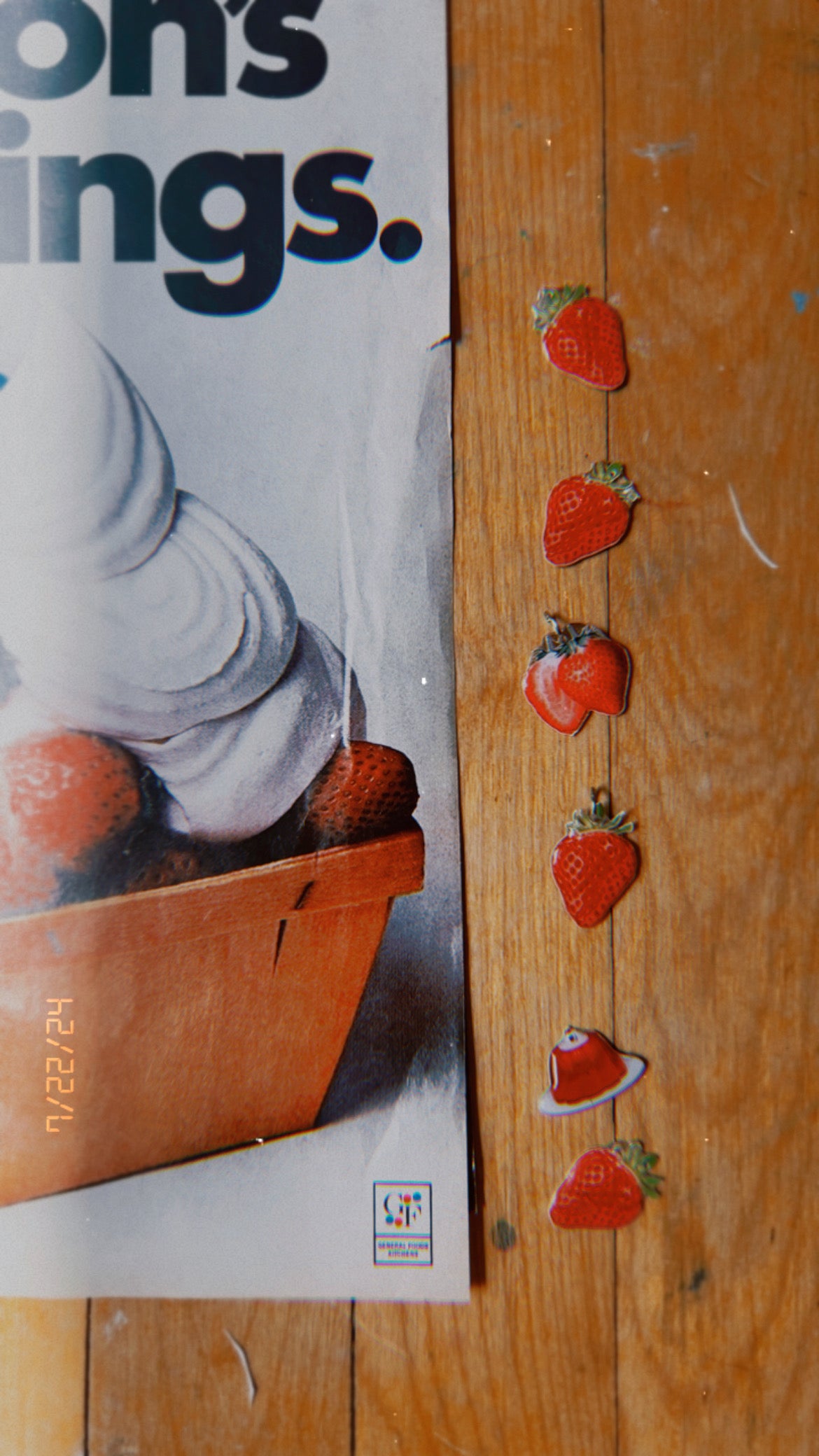 Berries and Cream Earrings