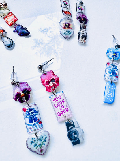 You Look So Good Multi Charm Earrings