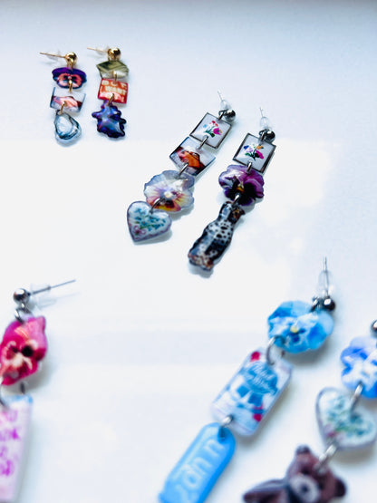 You Look So Good Multi Charm Earrings