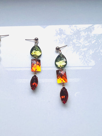 Gem Dangle Earrings