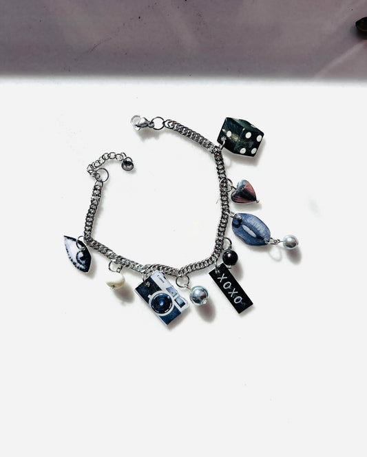 B&W Charm Bracelet