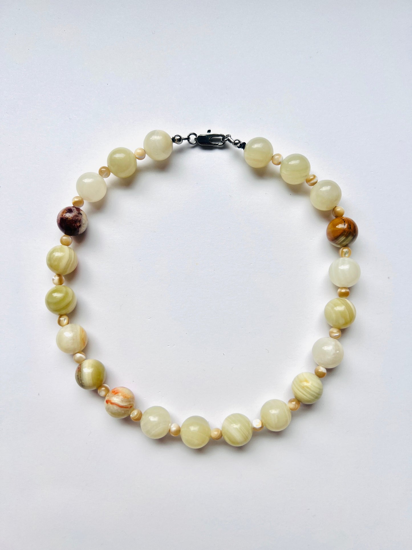 Beaded Jade Necklace