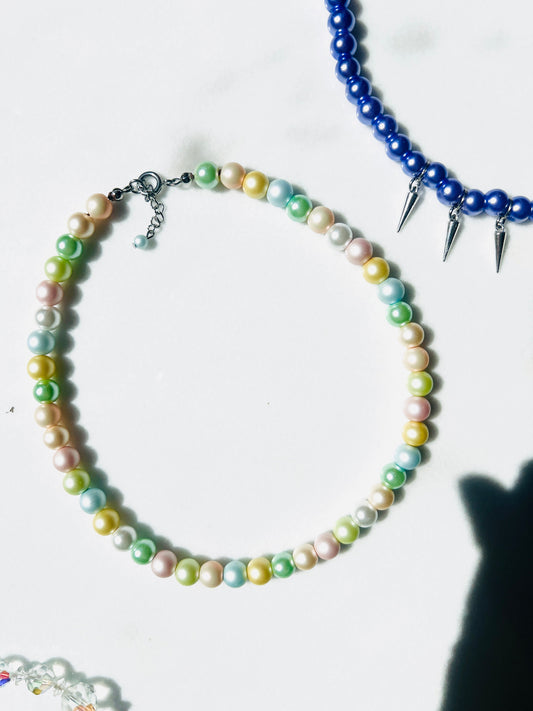 Pastel Beaded Necklace